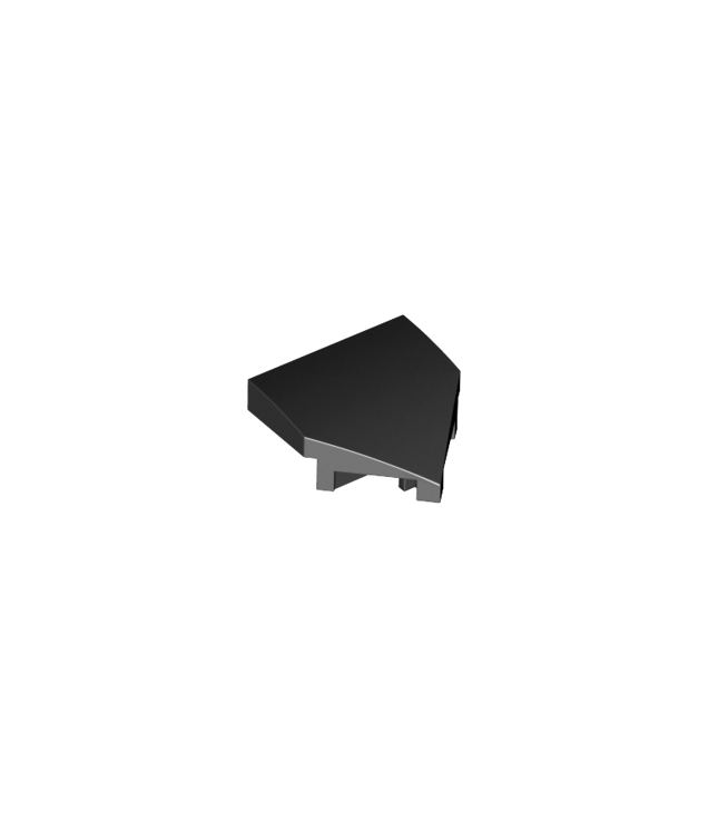 LEGO - Wig 2 x 2 x 2/3 puntig - Black | N