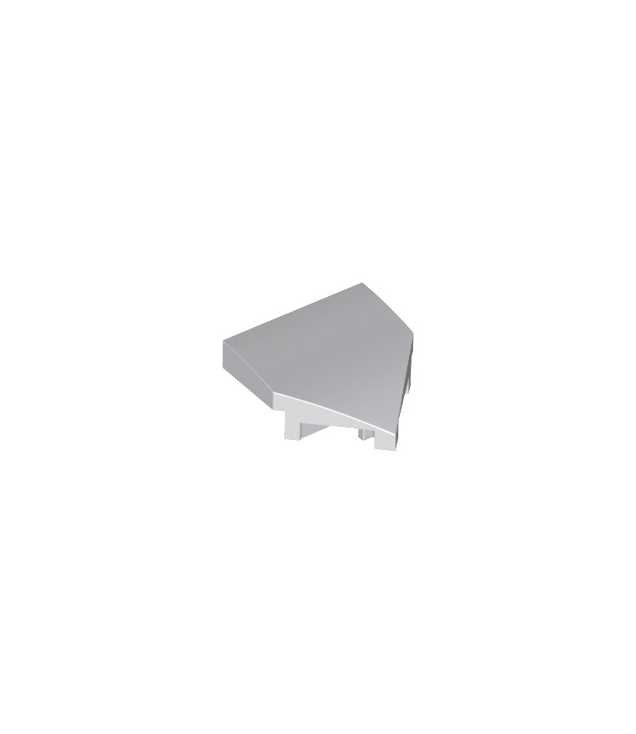 LEGO - Wig 2 x 2 x 2/3 puntig - Light Bluish Gray | N