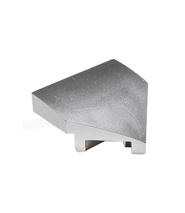 LEGO - Wig 2 x 2 x 2/3 puntig - Metallic Silver | N
