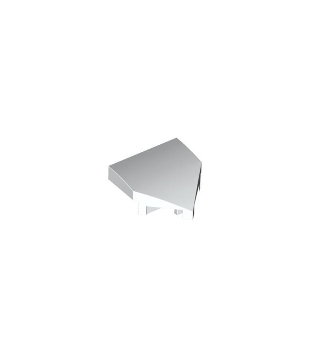 LEGO - Wig 2 x 2 x 2/3 puntig - White | N
