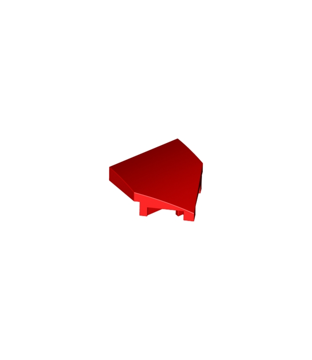 LEGO - Wig 2 x 2 x 2/3 puntig - Red | N