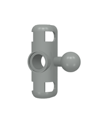 LEGO - Technic, stuurarm klein met pen-gat en trekbal (Vintage jaren ’90 onderdeel) - Light Gray | N - Thumbnail