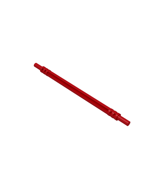 LEGO - Slang, flexibele as 11L (Vintage jaren 2000 onderdeel) - Red | N