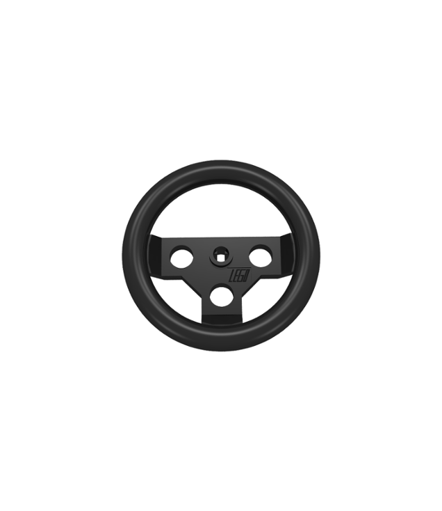 LEGO - Technic, stuurwiel groot (Vintage jaren ’90 onderdeel) - Black | N