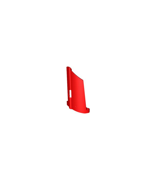 LEGO - Technic, paneelbekleding #20 groot lang met klein gat, zijde A (Vintage jaren 2000 onderdeel) - Red | N