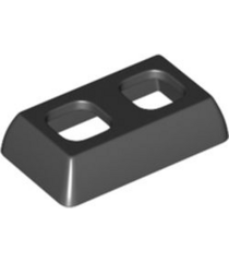 LEGO - Minifiguur-rok plastic recht, kort - Black | N - Thumbnail