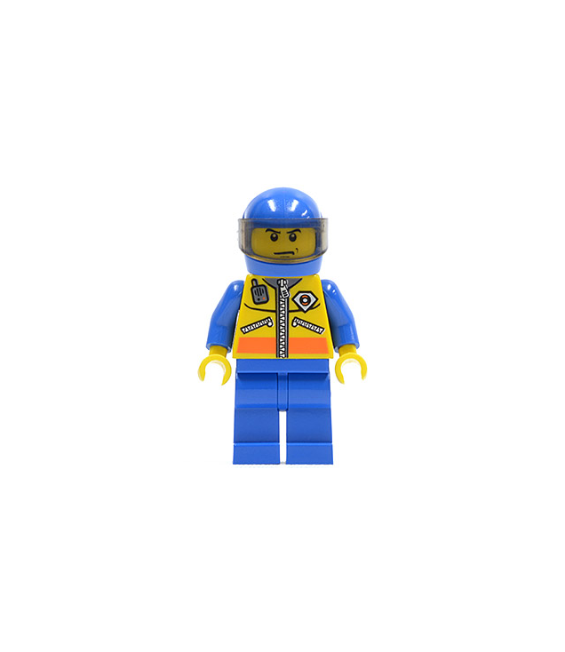 LEGO - Kustwacht City – helikopterpiloot 2 (Vintage jaren 2000 onderdeel) - | N