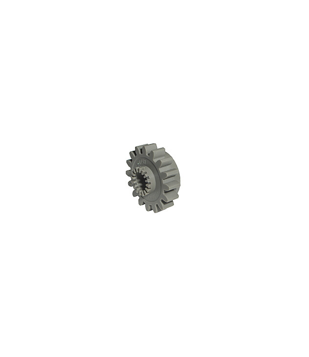 LEGO - Technic, tandwiel 16-tands met slipkoppeling (Vintage jaren ’90 onderdeel) - Dark Gray | N