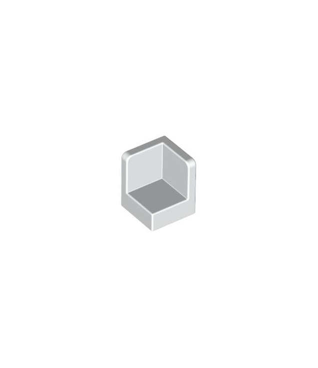 LEGO - Paneel 1 x 1 x 1 hoek (Vintage jaren 2000 onderdeel) - White | N