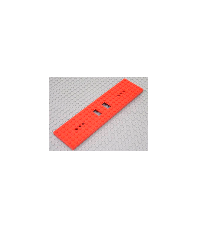 LEGO - Treinbasis 6 x 24 met 3 ronde gaten aan elk uiteinde (Vintage jaren ’90 onderdeel) - Red | N