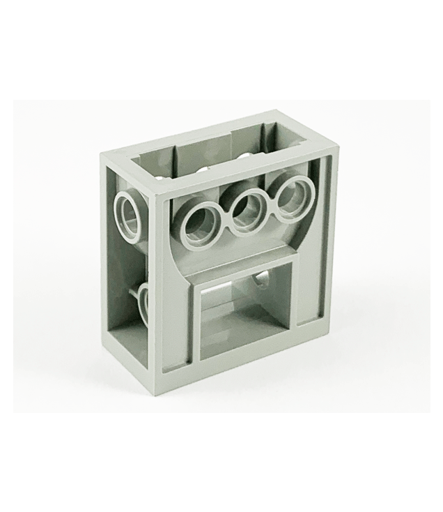 LEGO - Technic, versnellingsbak 2 x 4 x 3 1/3 (Vintage jaren ’90 onderdeel) - Light Gray | N