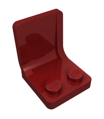 LEGO - Minifiguur-accessoire, stoel 2 x 2 - Dark Red | N - Thumbnail