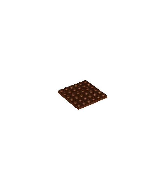 LEGO - Plaat 6 x 6 - Reddish Brown | N