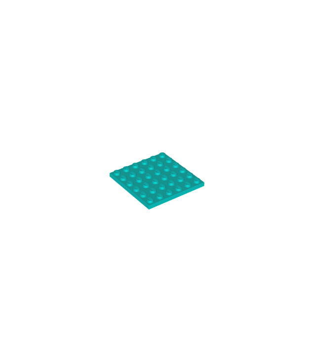 LEGO - Plaat 6 x 6 - Dark Turquoise | N