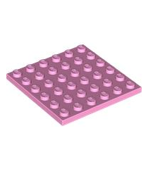 LEGO - Plaat 6 x 6 - Bright Pink | N - Thumbnail