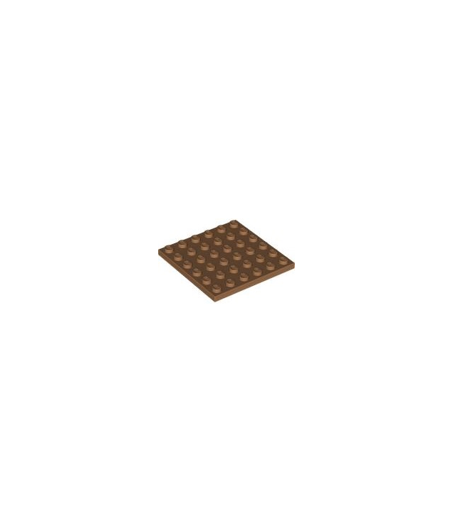 LEGO - Plaat 6 x 6 - Medium Nougat | N