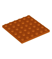 LEGO - Plaat 6 x 6 - Dark Orange | N - Thumbnail