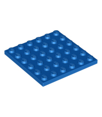 LEGO - Plaat 6 x 6 - Blue | N - Thumbnail