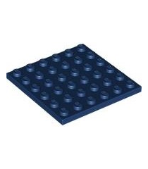 LEGO - Plaat 6 x 6 - Dark Blue | N - Thumbnail
