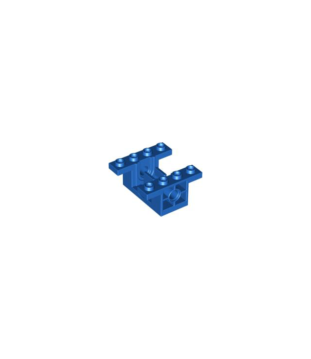 LEGO - Technic, versnellingsbak 4 x 4 x 1 2/3 (Vintage jaren ’90 onderdeel) - Blue | N