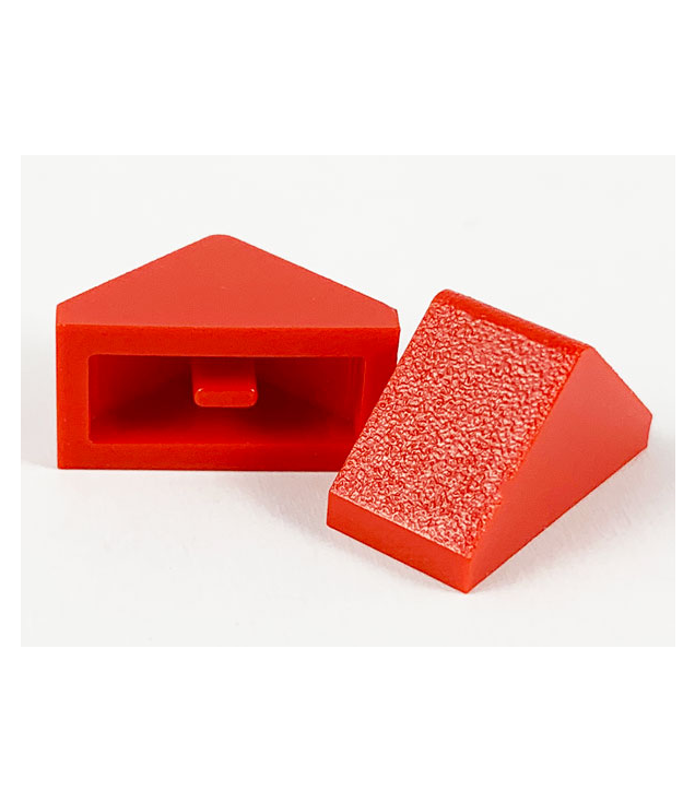 LEGO - Helling 45 graden 2 x 1 dubbel met binnenste staaf (Vintage jaren ’90 onderdeel) - Red | N