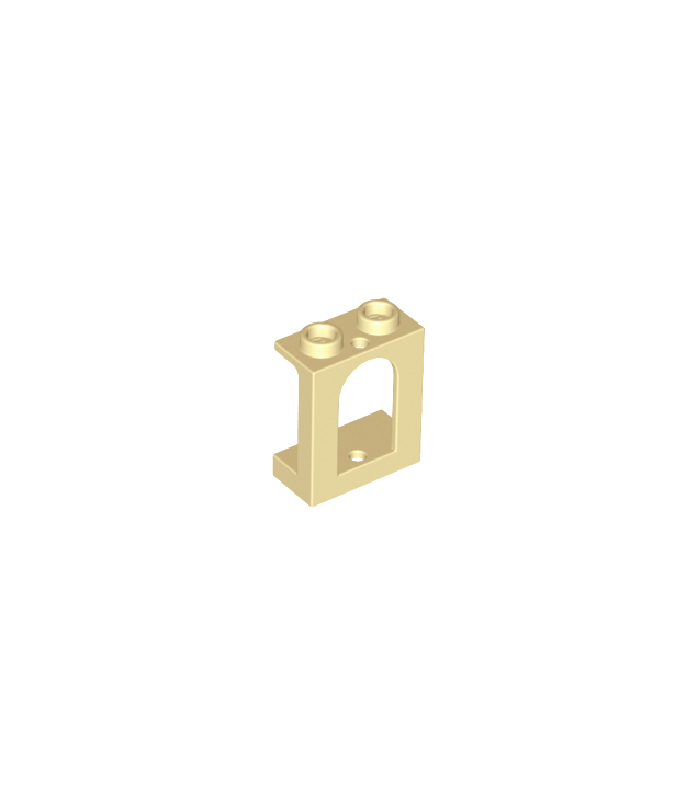 LEGO - Raam 1 x 2 x 2 kasteel - Tan | N
