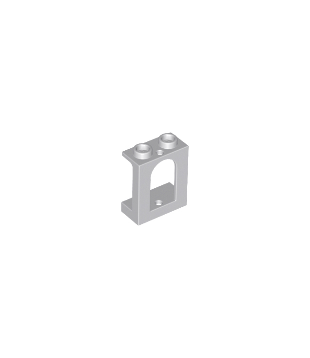 LEGO - Raam 1 x 2 x 2 kasteel - Light Bluish Gray | N