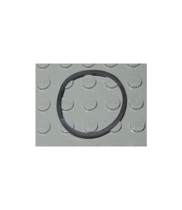 LEGO - Rubberen band medium (vierkante doorsnede) dun gesneden (Vintage jaren ’90 onderdeel) - Black | N