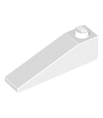 LEGO - Helling 18 graden 4 x 1 - White | N - Thumbnail