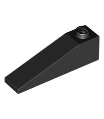 LEGO - Helling 18 graden 4 x 1 - Black | N - Thumbnail