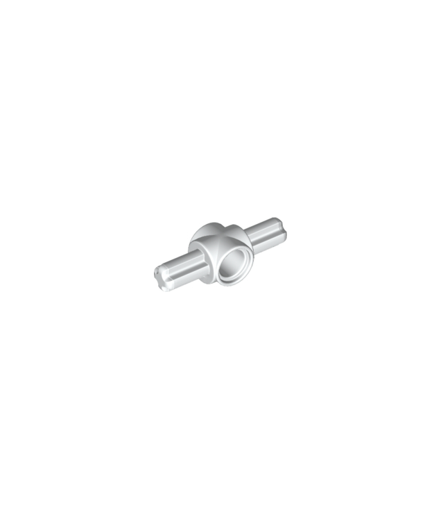 LEGO - Technic, as- en penverbindernaaf met 2 assen - White | N