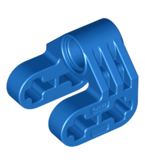 LEGO - Technic, as- en penverbinder haaks gespleten - Blue | N - Thumbnail