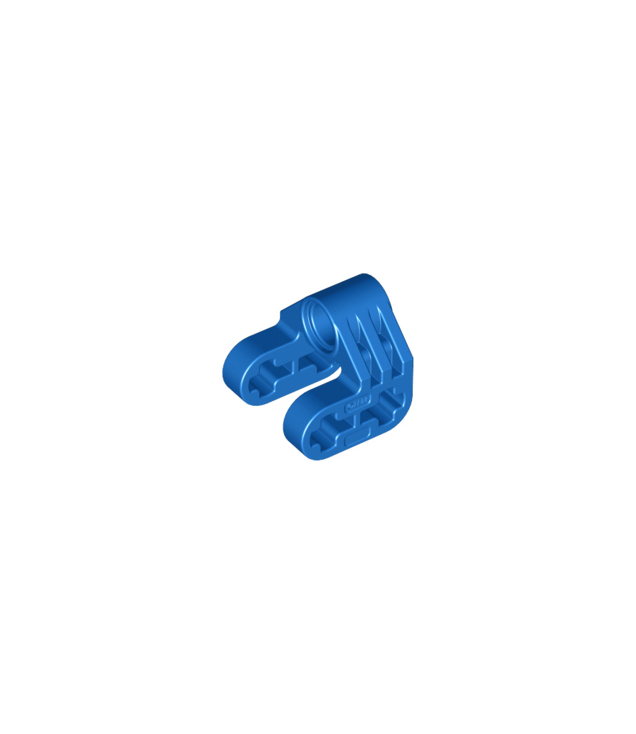 LEGO - Technic, as- en penverbinder haaks gespleten - Blue | N
