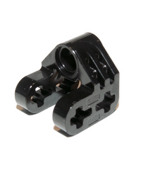 LEGO - Technic, as- en penverbinder haaks gespleten - Black | N - Thumbnail