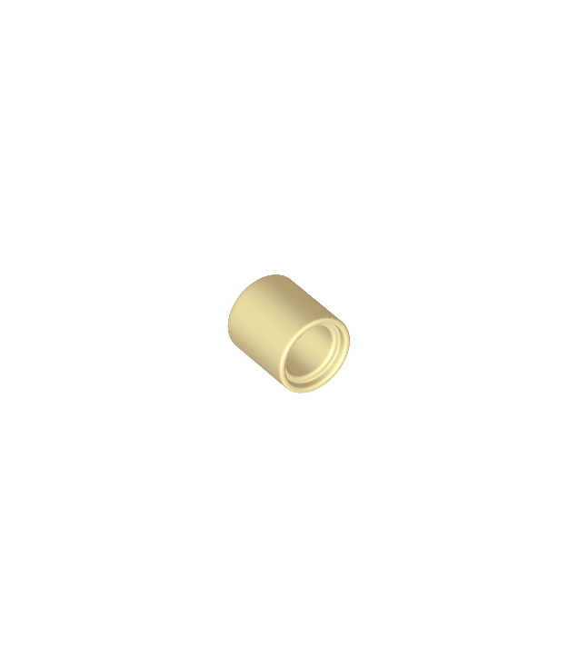 LEGO - Technic, hefarm dik 1 x 1 (afstandhouder) - Tan | N