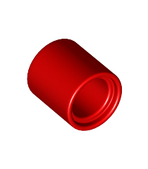LEGO - Technic, hefarm dik 1 x 1 (afstandhouder) - Red | N - Thumbnail