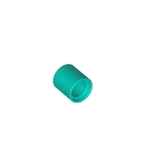 LEGO - Technic, hefarm dik 1 x 1 (afstandhouder) - Dark Turquoise | N - Thumbnail