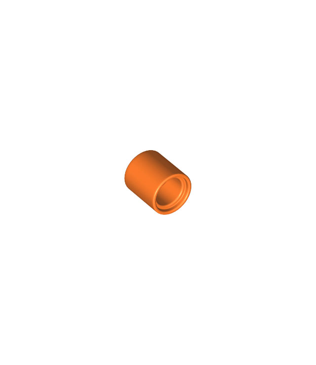 LEGO - Technic, hefarm dik 1 x 1 (afstandhouder) - Orange | N