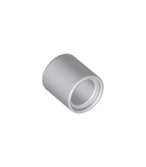 LEGO - Technic, hefarm dik 1 x 1 (afstandhouder) - Light Bluish Gray | N - Thumbnail
