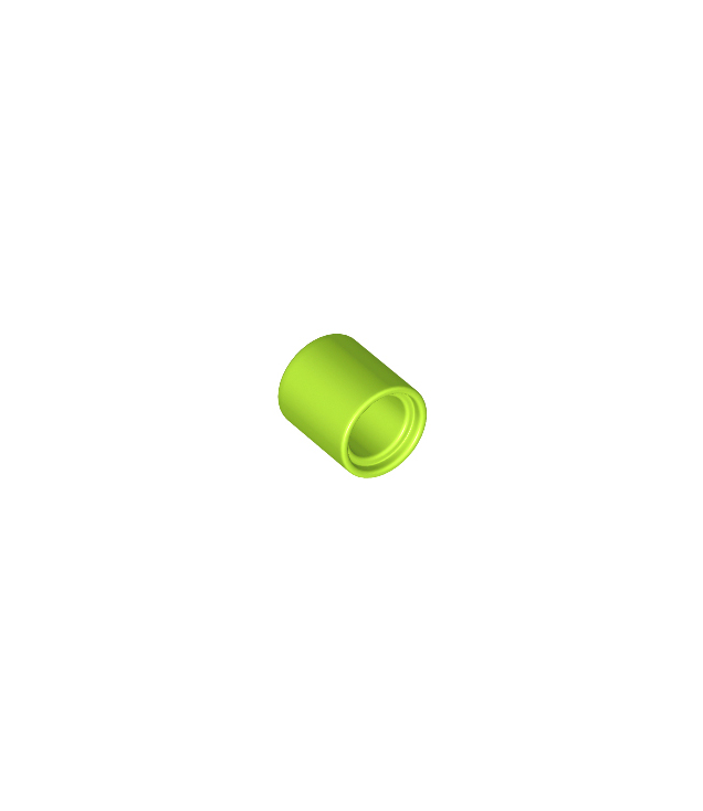 LEGO - Technic, hefarm dik 1 x 1 (afstandhouder) - Lime | N