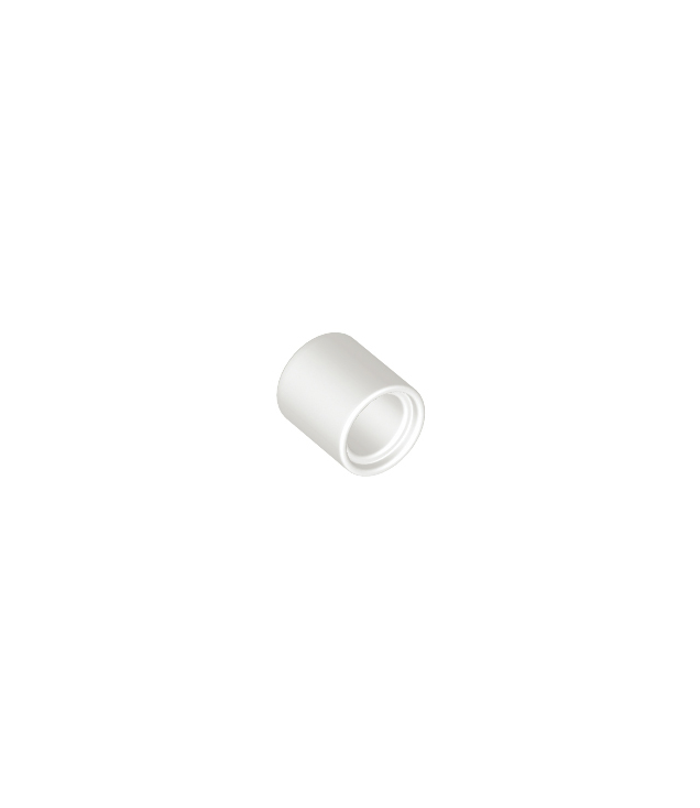 LEGO - Technic, hefarm dik 1 x 1 (afstandhouder) - White | N