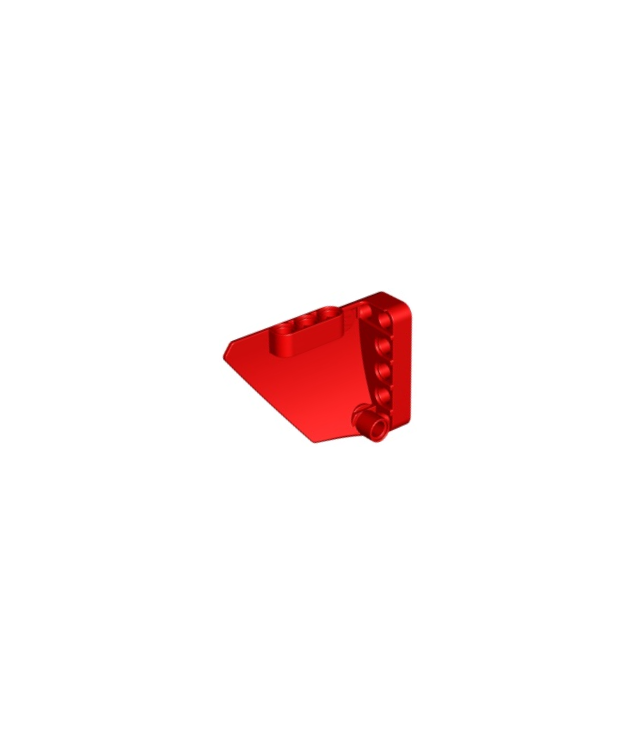 LEGO - Technic, paneelbekleding #14 groot kort glad, zijde B - Red | N