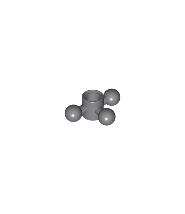 LEGO - Technic, stuurarm met 3 trekballen, compact - Dark Bluish Gray | N