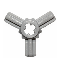 LEGO - Technic, asverbindernaaf met 3 assen - Light Bluish Gray | N - Thumbnail