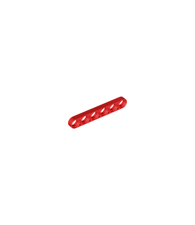 LEGO - Technic, hefarm dun 1 x 6 - Red | N