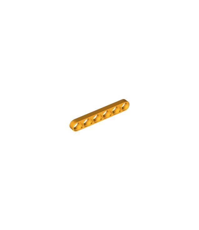 LEGO - Technic, hefarm dun 1 x 6 - Bright Light Orange | N