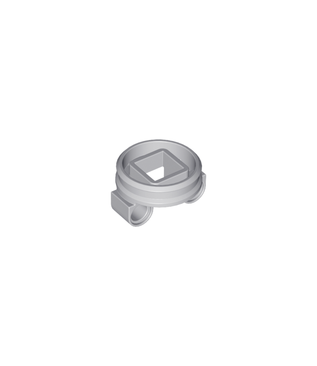 LEGO - Technic, draaischijf 28-tands, basis - Light Bluish Gray | N