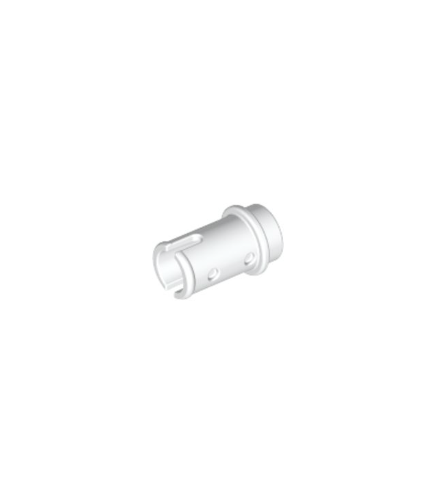 LEGO - Technic, pen 1/2 zonder frictieribbels - White | N