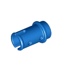 LEGO - Technic, pen 1/2 zonder frictieribbels - Blue | N - Thumbnail