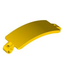 LEGO - Technic, paneel gebogen 3 x 9 - Yellow | N - Thumbnail